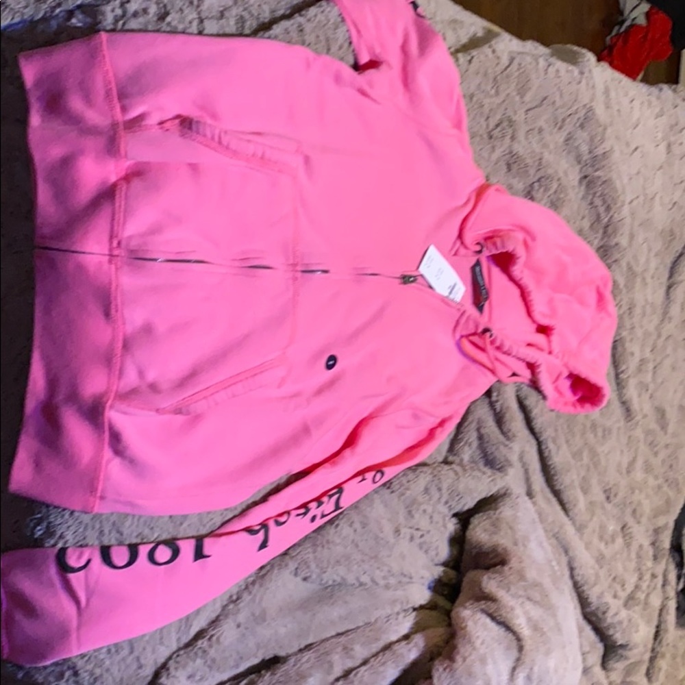 Brand new pink Abercrombie and finch hoodie